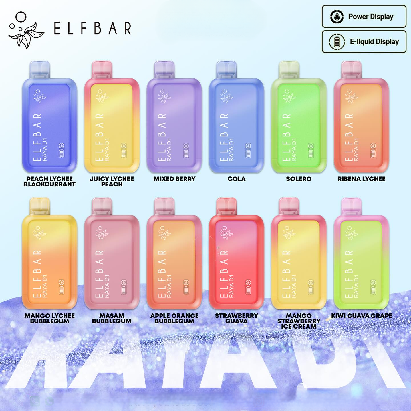 Elfbar Raya D1 10000 Puffs